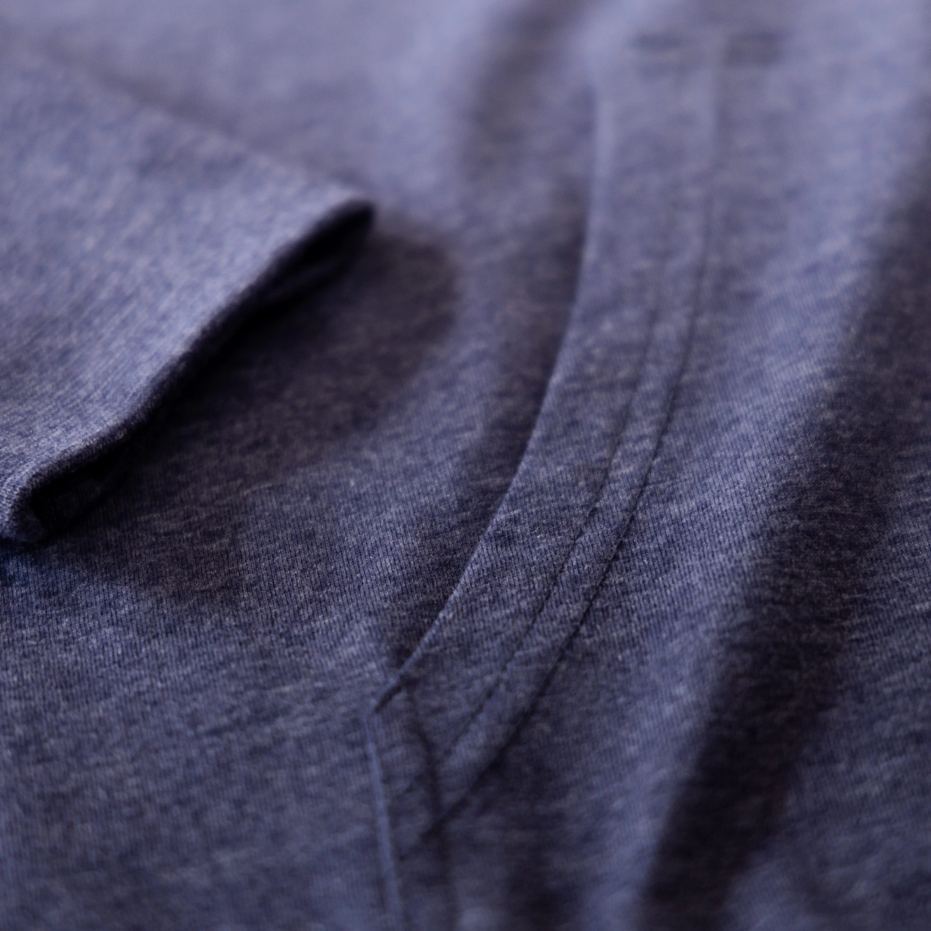 Collegiate Lightweight Long Sleeve Pullover - Navy - Image 4