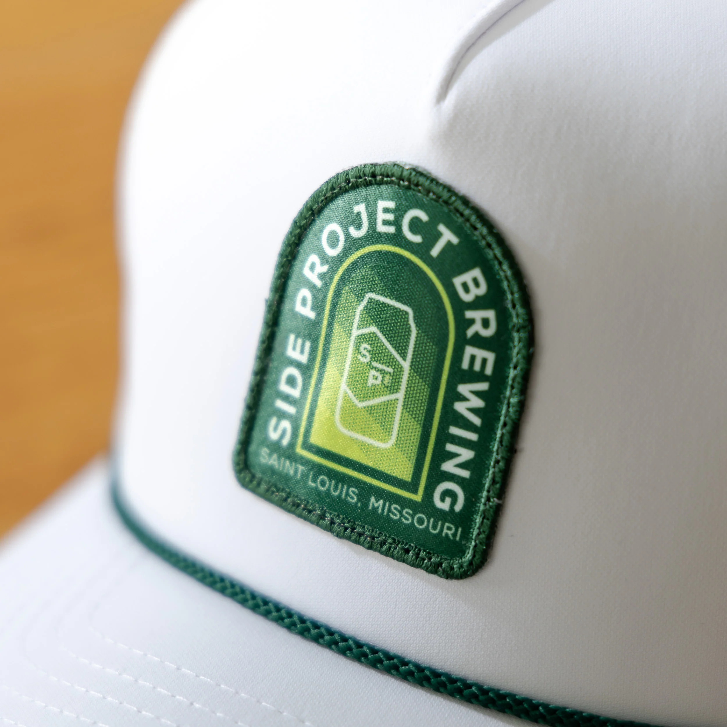 Imperial Wrightson Rope Hat - White / Dark Green - Image 3
