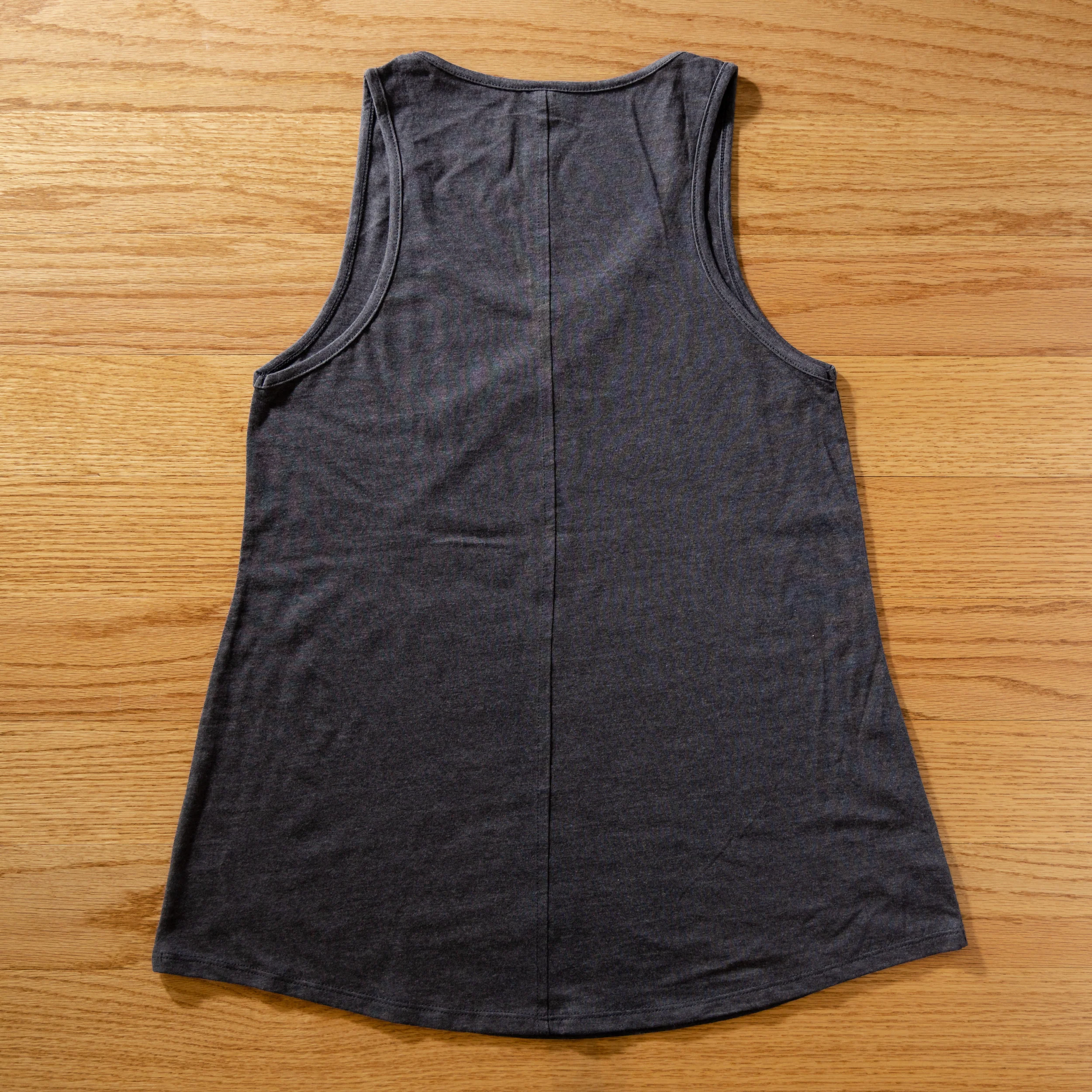 Ladies Script Logo Tank - Charcoal Grey (Medium & Large Only) - Image 3